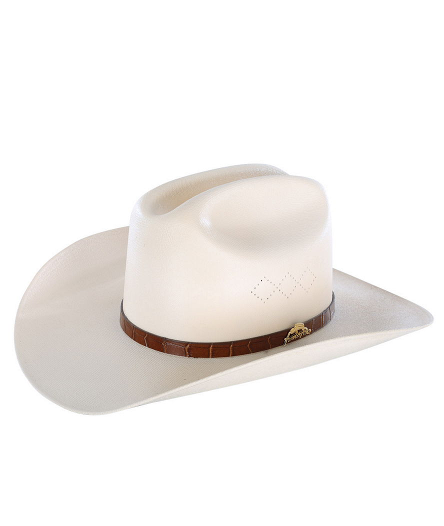 Cappello western in paglia rigida superiore