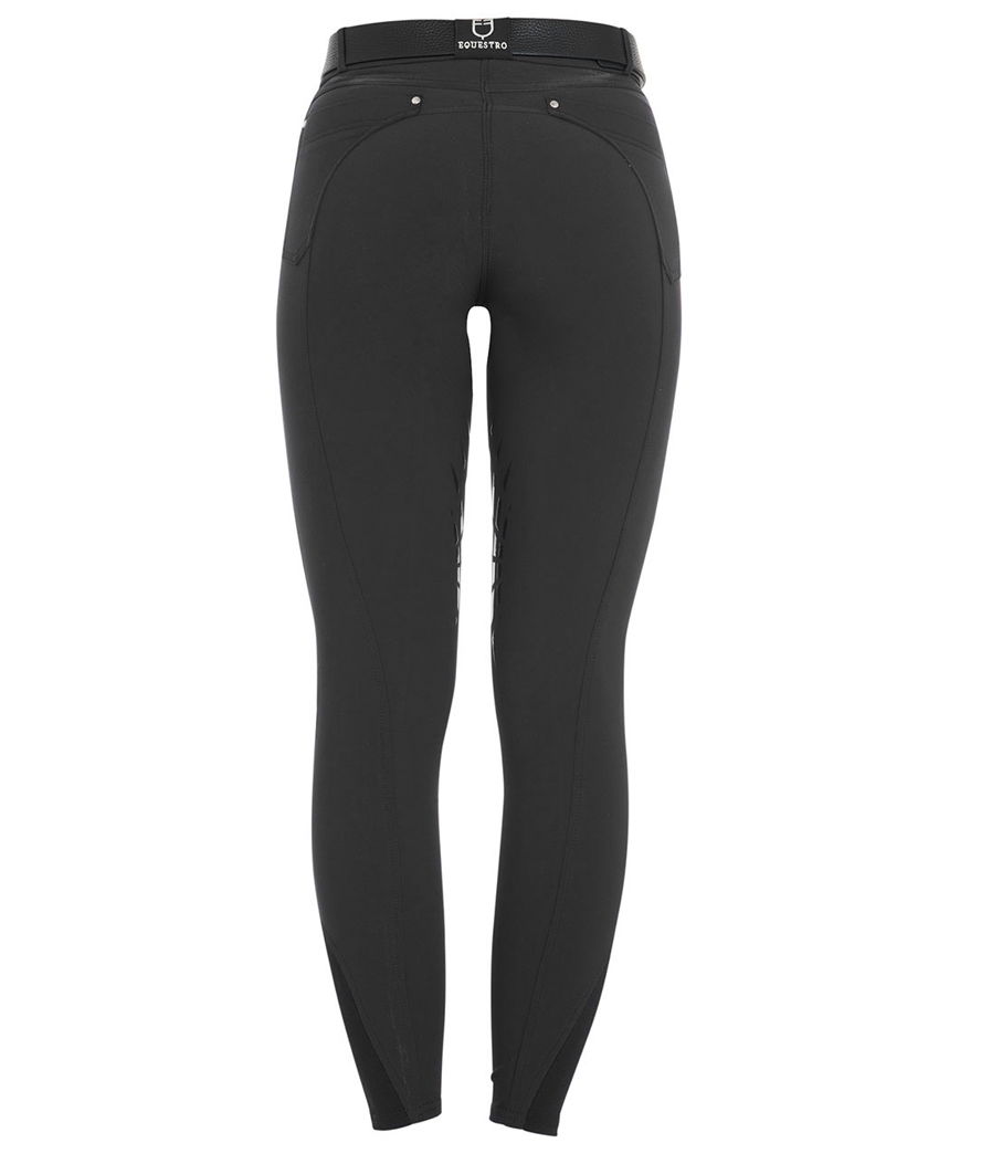 Pantaloni da equitazione donna Clio elasticizzati e anatomici con grip sulle ginocchia - foto 2