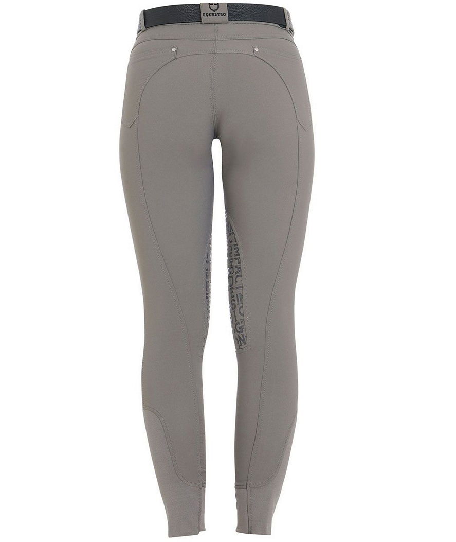 Pantaloni equitazione donna Xeni elasticizzati aderenti con grip sulle ginocchia - foto 15