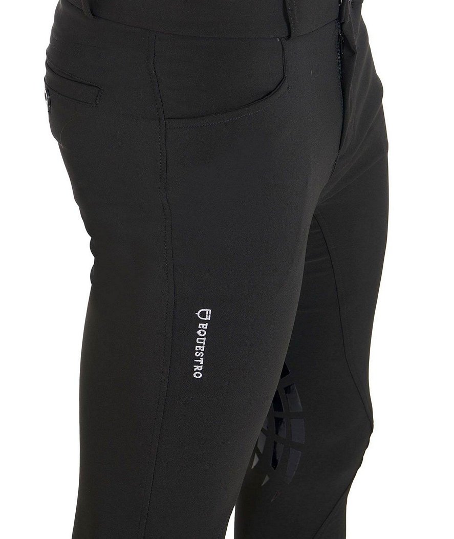 Pantaloni da equitazione per uomo modello Nestor in tessuto tecnico con grip - foto 20
