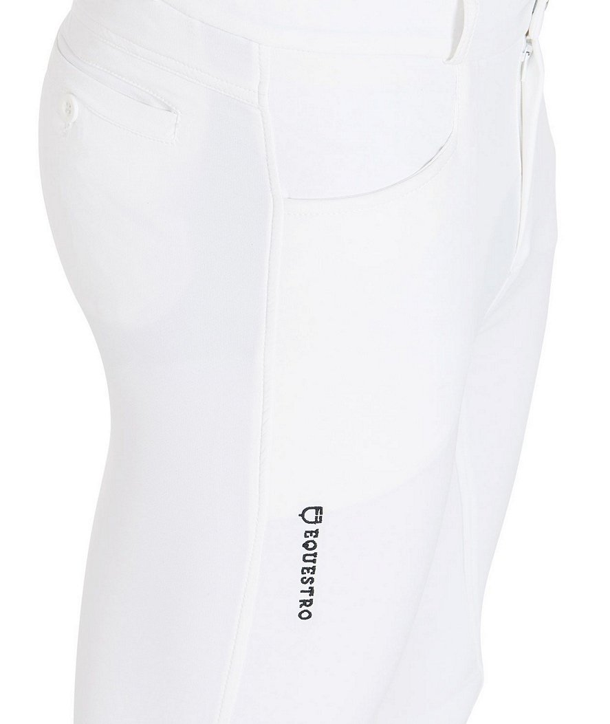 Pantaloni da equitazione per uomo modello Nestor in tessuto tecnico con grip - foto 27
