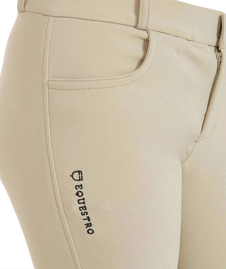 Pantaloni equitazione bambino Junior in tessuto elasticizzato e gel antiscivolo - foto 12