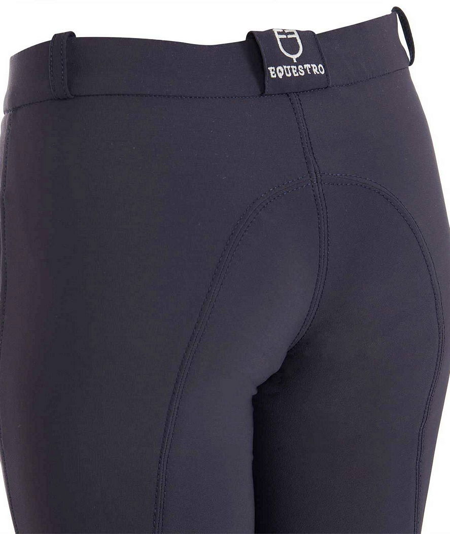 Pantaloni equitazione bambino Junior in tessuto elasticizzato e gel antiscivolo - foto 3