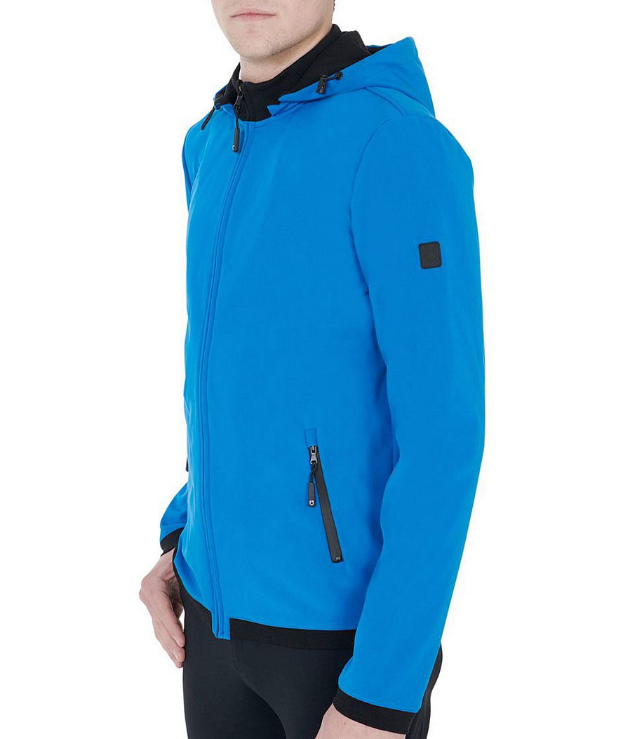Giubbino equitazione in Softshell da uomo Livigno in tessuto tecnico traspirante e interno in pile - foto 2