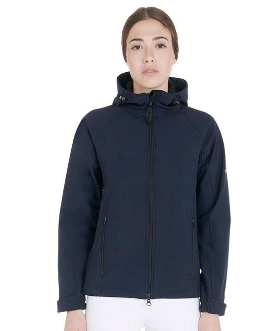 Giubbino equitazione donna in tessuto tecnico Softshell e interno in pile - foto 9