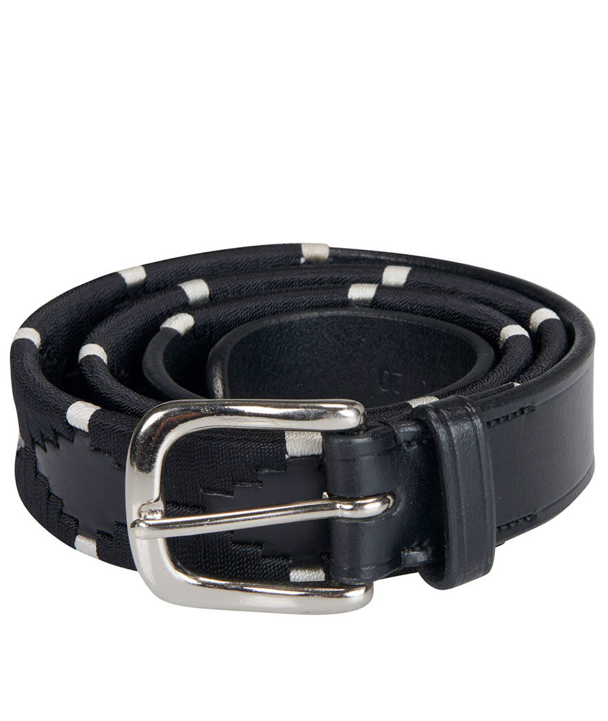 Cintura equitazione in cuoio modello Deep Black