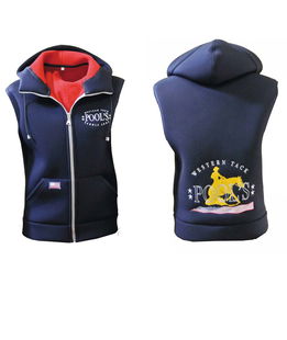 Felpa termica senza maniche Alabama cappuccio zip