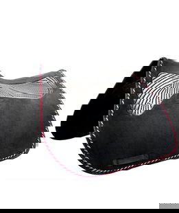 Sottosella rettangolare in memory foam con doppio gel per pony con corda