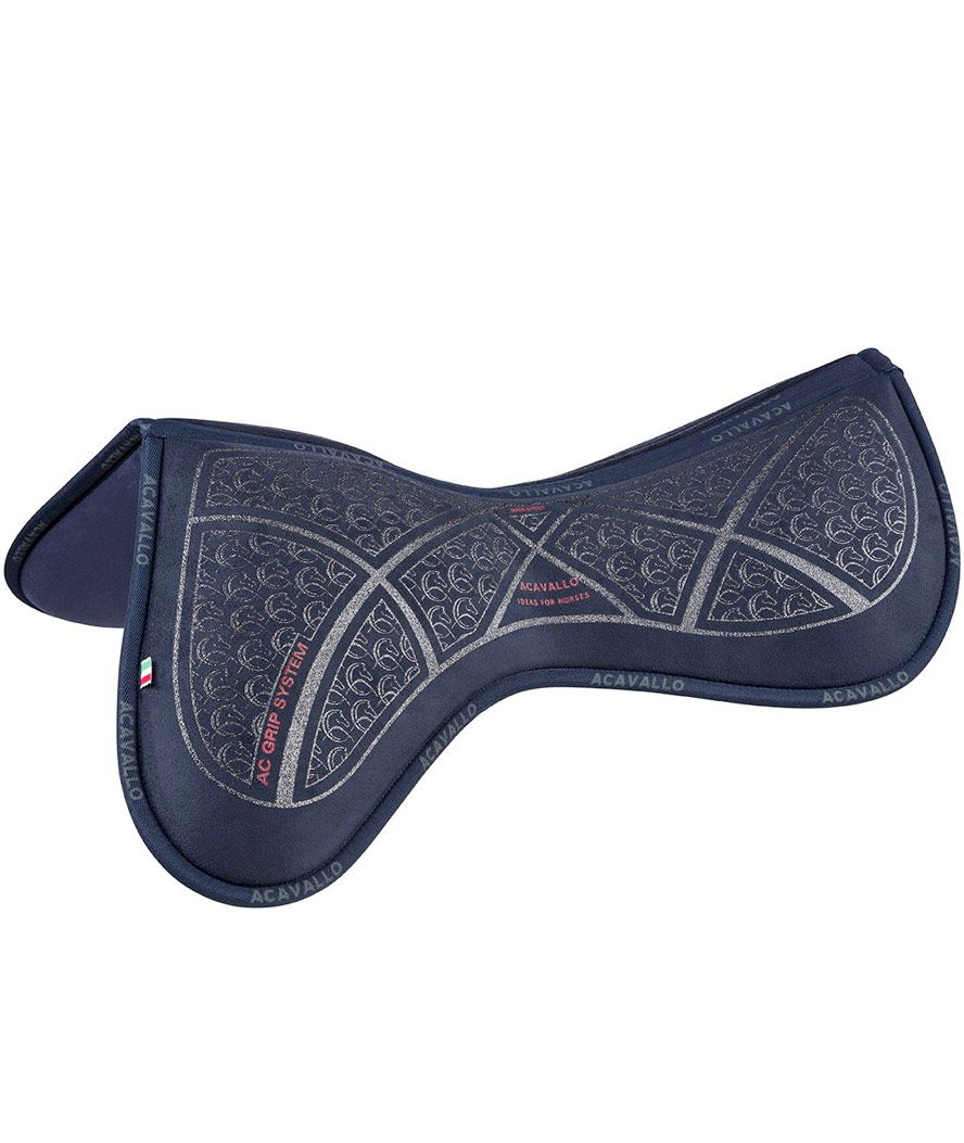 Sottosella leggero in memory foam con grip in silicone glitter per sella