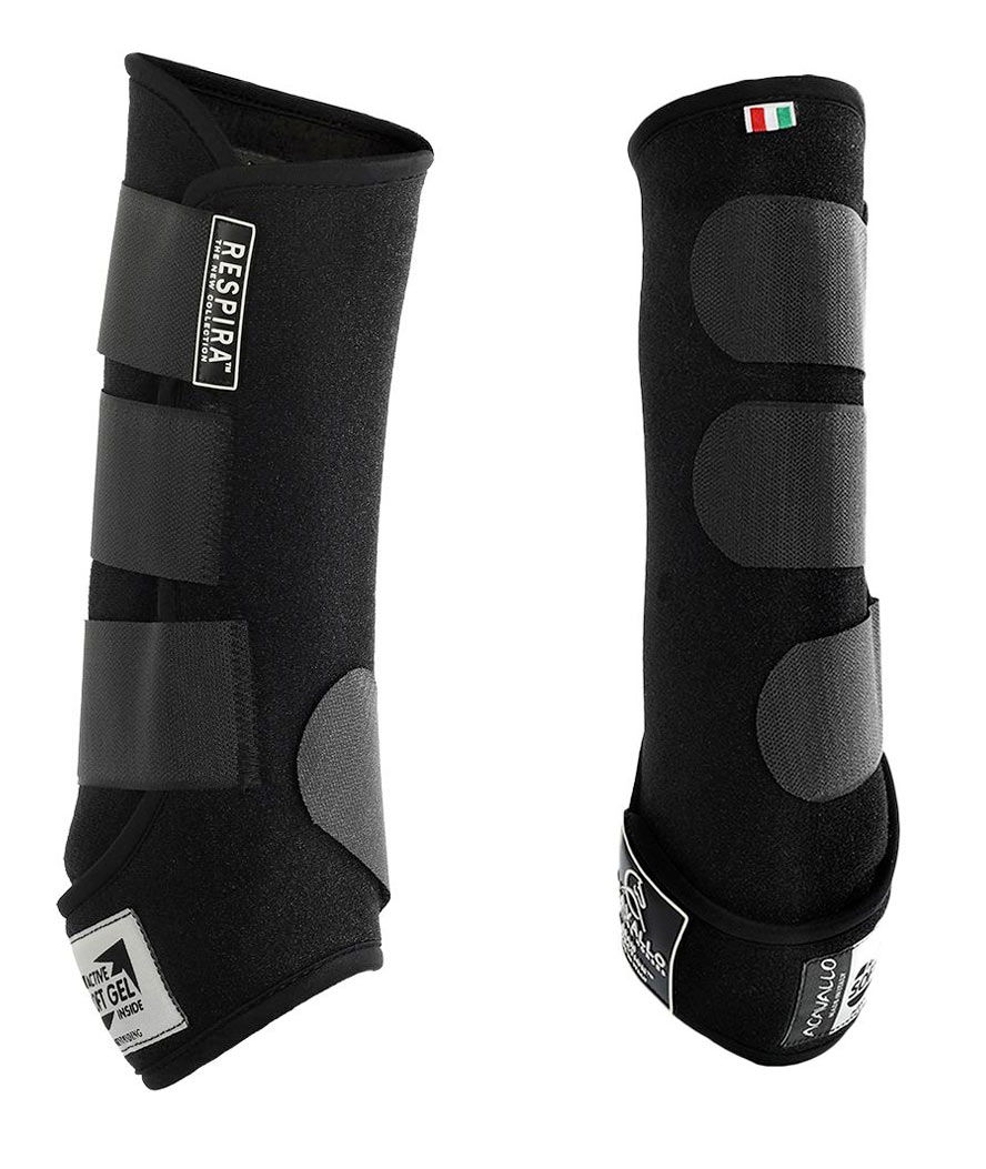 Stinchiere anteriori Respira A Cavallo in neoprene con inserti in gel leggere e traspiranti