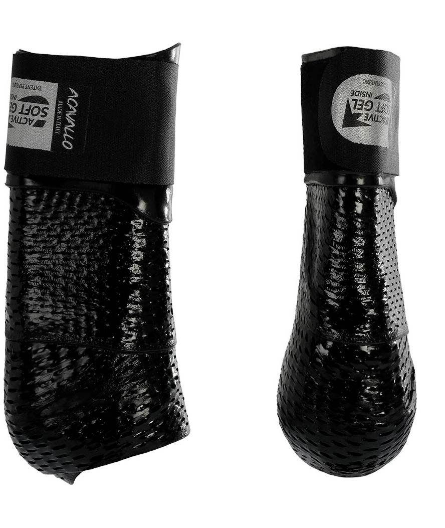 Coppia di fasce raffreddanti da riposo in active soft gel con chiusura tessuto a strappo