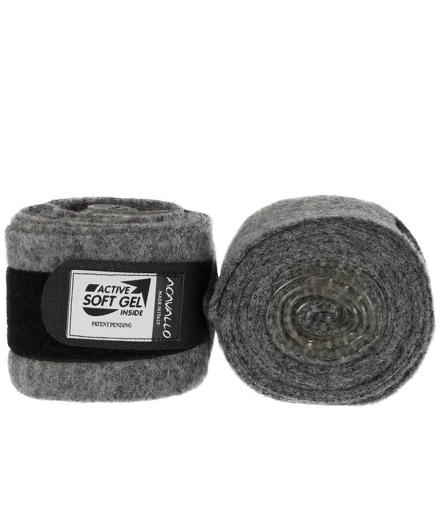 Coppia di fasce da riposo in lana con inserto separato in gel - foto 18