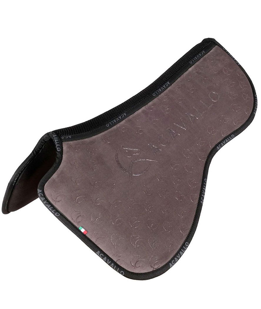 PROMOZIONE Sottosella compensatore da dressage ACavallo tessuto esterno Louvre senza dorso foderato in memory foam con sistema silicon grip NERO