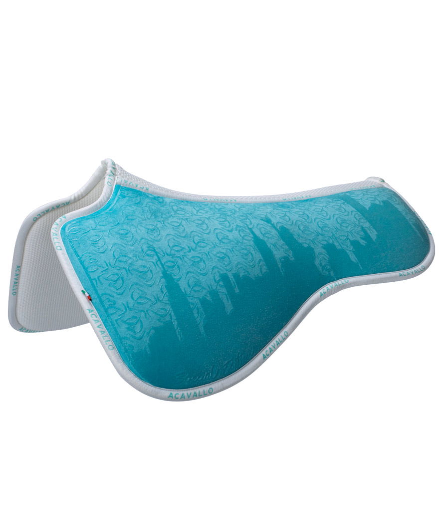 Compensatore da dressage ACavallo spine free in memory foam con sistema silicon grip Bright Light Collection