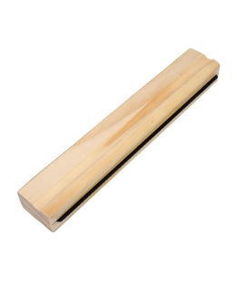 Striglia in legno con lama seghettata in metallo 23 cm