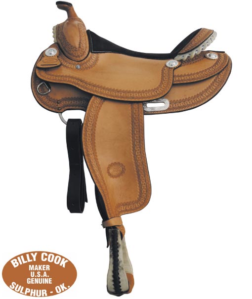 Sella americana Billy Cook modello Arabian lavorazione border stamp