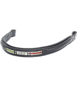 Frontalino Short Flag brillantini bandiera italiana