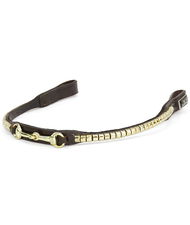 Frontalino cuoio Vanity clincker morso