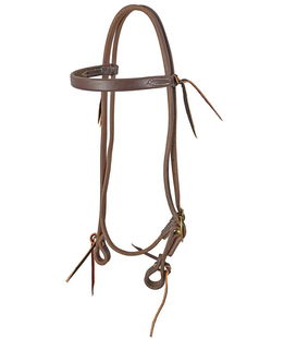 Testiera cuoio oliato frontalino diritto