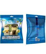 FLY BAG Trappola ecologica con attrattivo alimentare per mosca domestica e moscone blu della carne
