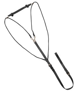 Gogue cuoio regolabile tiranti nylon
