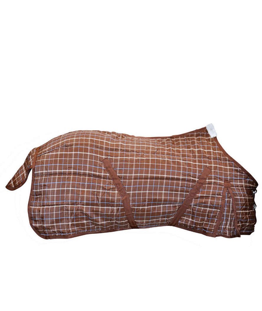 Coperta da box traspirante e antistrappo imbottita 350 g con cinghie e copricoda - foto 1