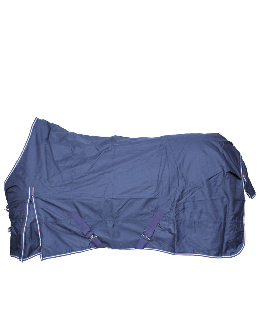 PROMOZIONE Coperta da paddok impermeabile sfoderata senza imbottitura in tessuto antistrappo BLU 120 CM - foto 2