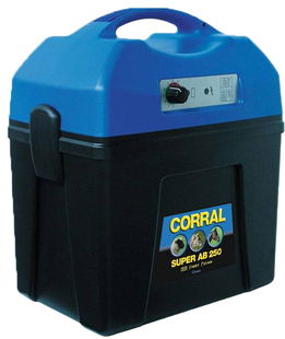 Elettrificatore Corral super AB 250 a batteria 12v per recinzioni elettriche