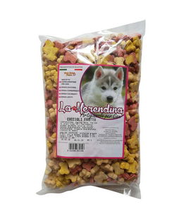 Biscotti  gusto frutta per cani La merendina cuccioli kg 1