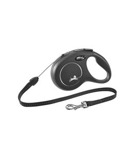 Guinzaglio per cani modello Flexi classic basic S NERO 8 METRI per cani dal peso massimo di 12 kg