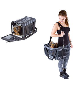 Borsa da trasporto per cani e gatti modello Cuba 30x52x30 cm