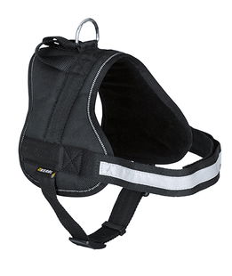 Pettorina Harness per cani modello Maestro 30 mm 55-70 cm colore nero