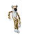 Gioco peluches Leopardo con effetto sonoro per cani 40 cm