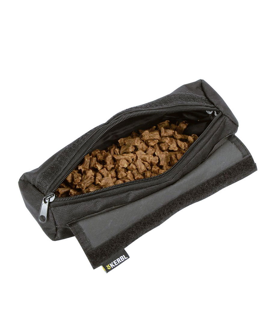 Borsa con zip e chiusura a strappo per premio snack