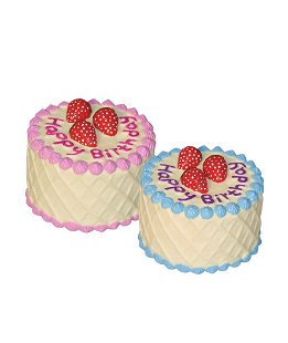 Gioco torta di compleanno per cani 10 cm