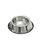 Ciotola in acciaio con bordo in gomma antiscivolo per cani 450 ml