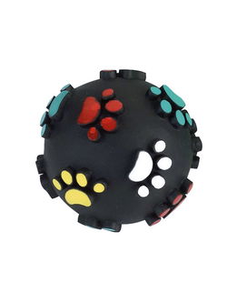 Palla con impronte in vinile 7 cm