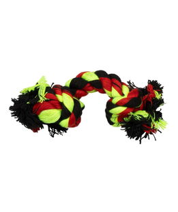 Gioco per cani in corda multicolor annodata da 20 cm
