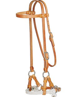 Side Pull cuoio harness cavezzina rawhide