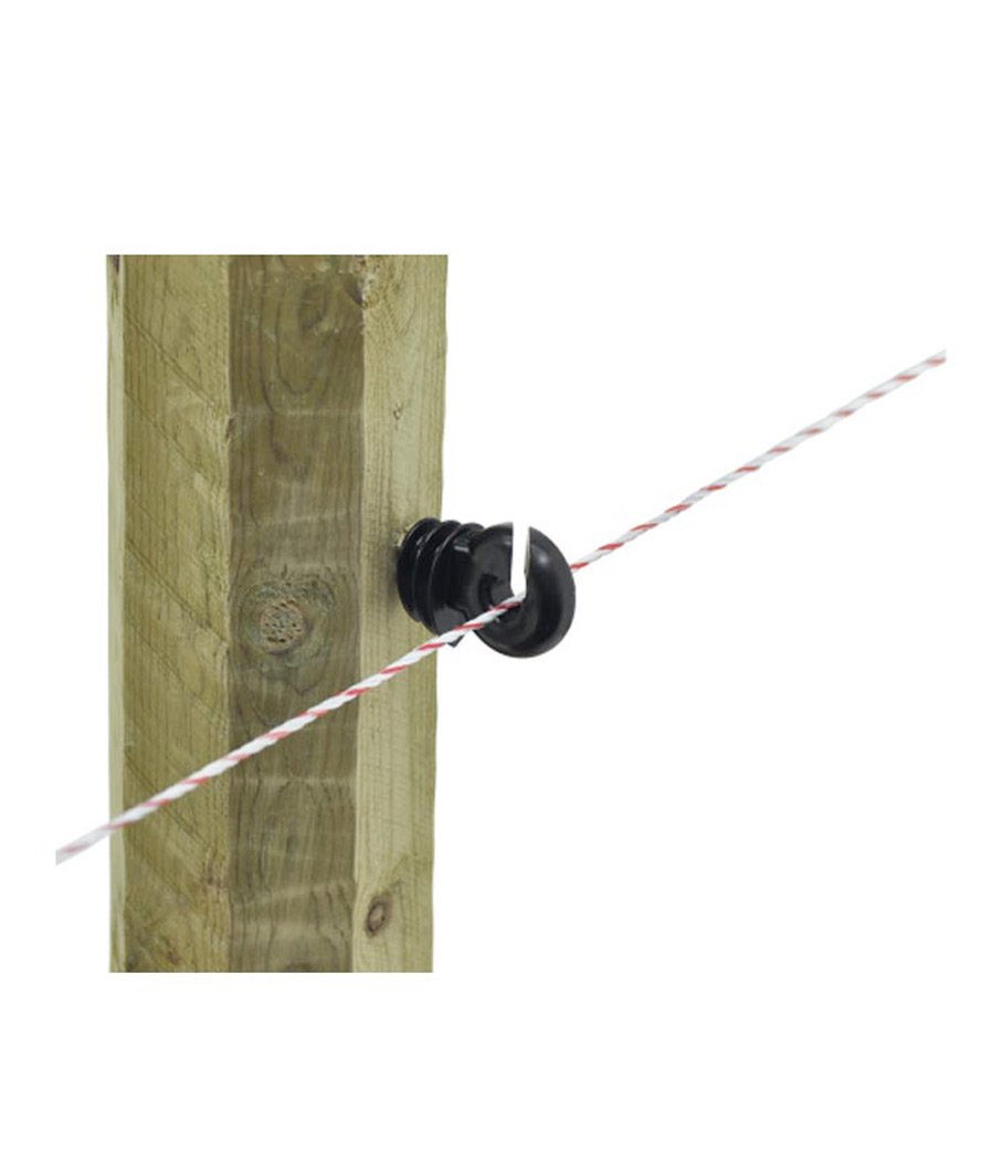 Isolatore ad anello per filo e corda con vite a legno GIALLO da 1 a 25 pezzi - foto 1