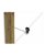Isolatore distanziato per filo e corda con vite a legno conf. 10 pezzi - foto 1