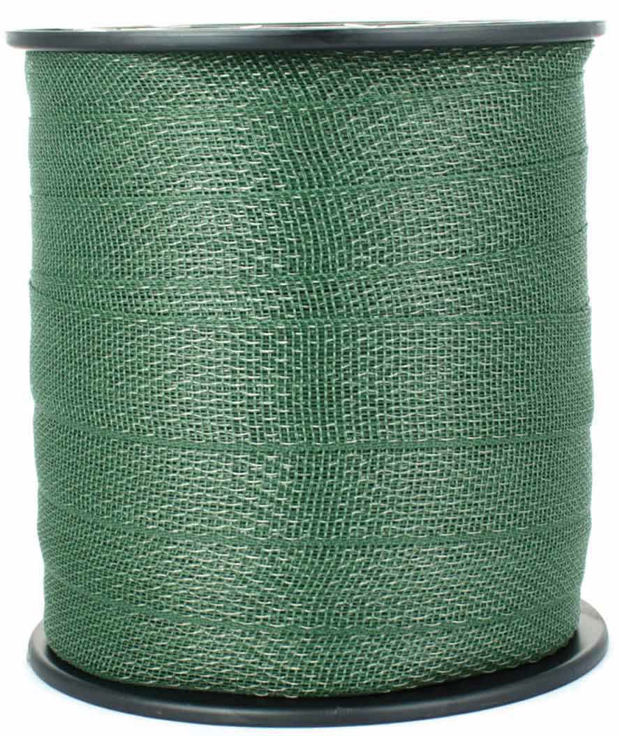 Banda verde superior per recinzioni elettriche 4 cm x 200m con 9 conduttori in acciaio da 0.20 mm