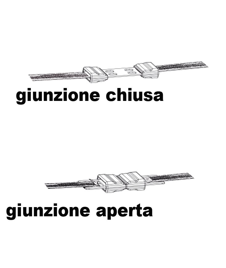 Giunzioni Litzclip per fettuccia e banda fino a 2 cm set da 5 pezzi - foto 2