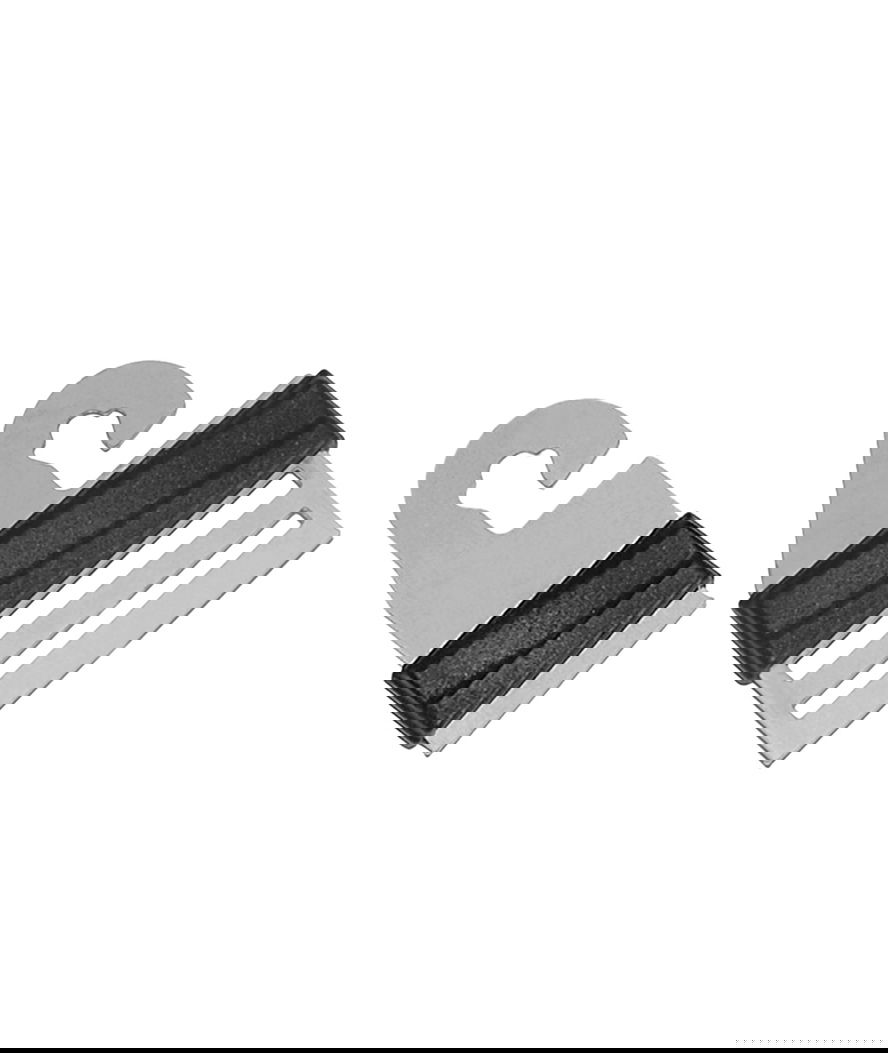 Connettore per cancelli Litzclip in acciaio inox 4 pezzi da 40 mm