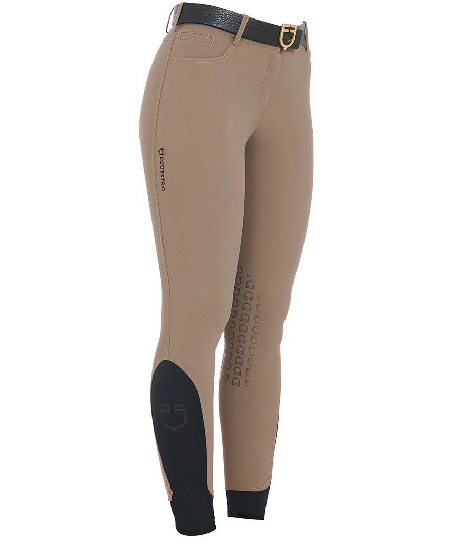Pantaloni da equitazione donna modello Zenda con grip sulle ginocchia - foto 1