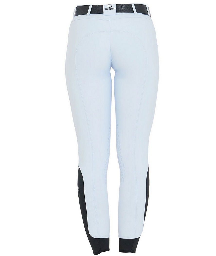 Pantaloni da equitazione donna estivi modello Zenda Light con grip sulle ginocchia - foto 18