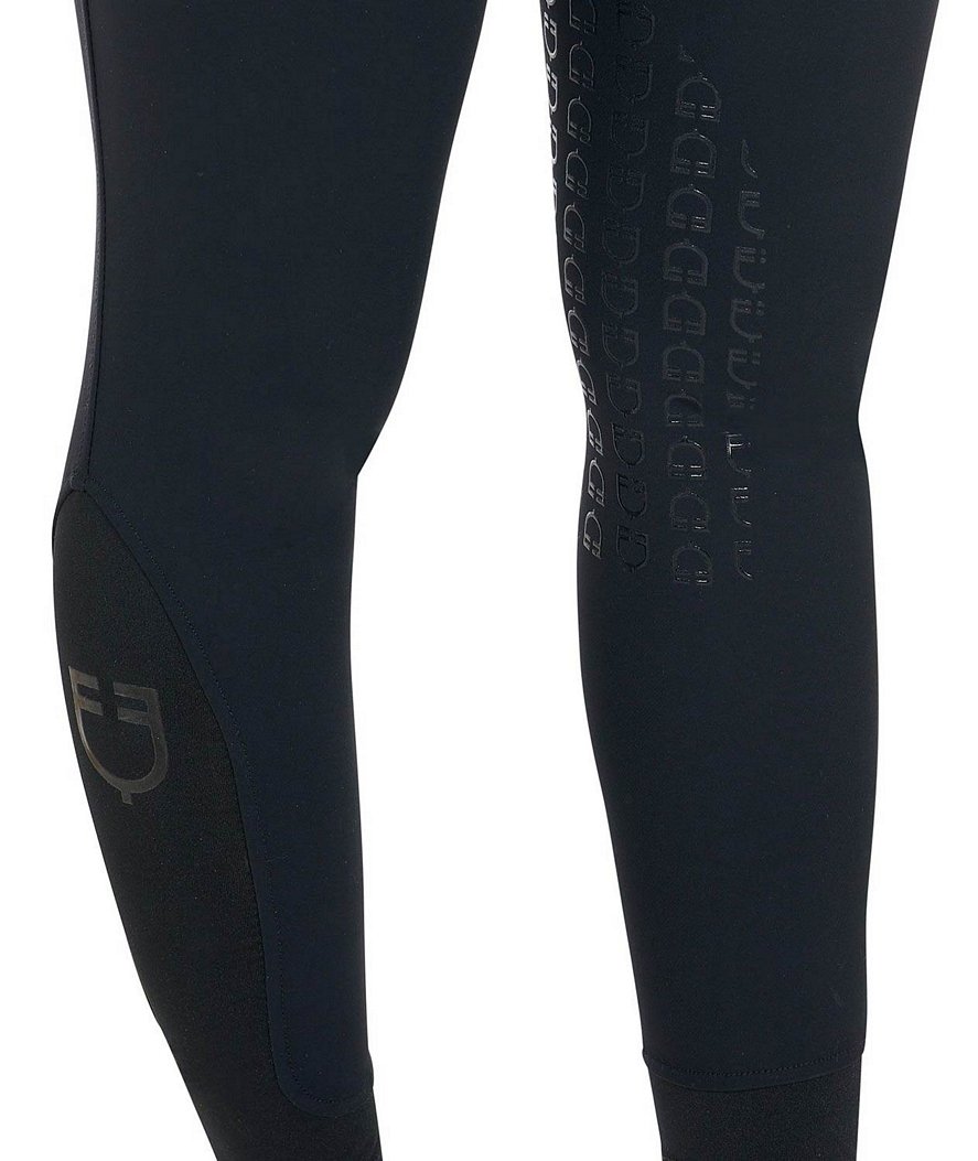 PROMOZIONE Pantaloni da equitazione donna estivi modello Zenda Light con grip sulle ginocchia 44 ITA NERO - foto 4