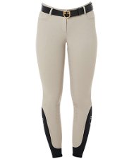 Pantaloni estivi equitazione donna modello Aria slim fit in tessuto tecnico con Full Grip
