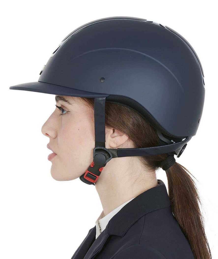 Casco equitazione unisex ultraleggero Frame Wide con imbottitura traspirante e visiera larga - foto 5