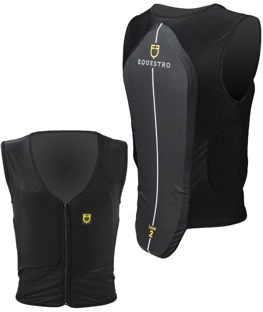 PROMOZIONE Gilet adulti salvaschiena Safety vest Pro Adult con protezione laterale per equitazione X7A XS